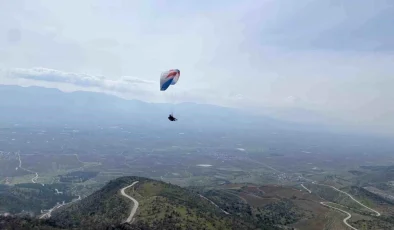 Alaşehir’de Yamaç Paraşütü Pisti Açıldı