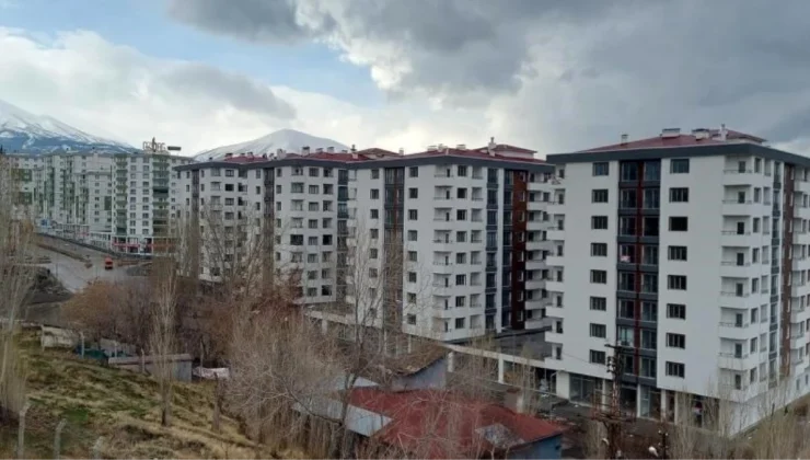 Erzurum’da konut satışları bir önceki yılın aynı ayına göre arttı