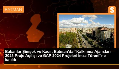 Sanayi ve Teknoloji Bakanı Mehmet Fatih Kacır, Batman’da yeni projelerin açılışını gerçekleştirdi