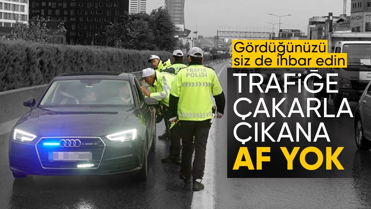 Trafikte bir haftada 2 milyon 667 bin 955 araç denetlendi