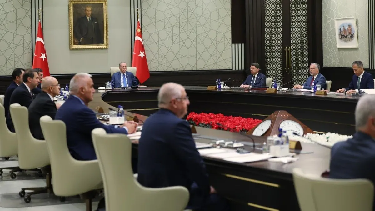 Kabine Başkan Erdoğan liderliğinde toplandı toplantısı başladı