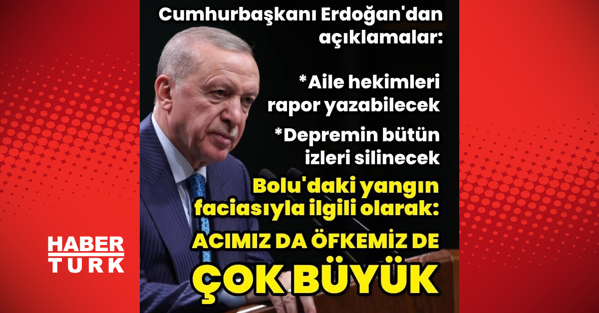 Cumhurbaşkanı Recep Tayyip Erdoğan’dan kabine sonrası açıklamalar